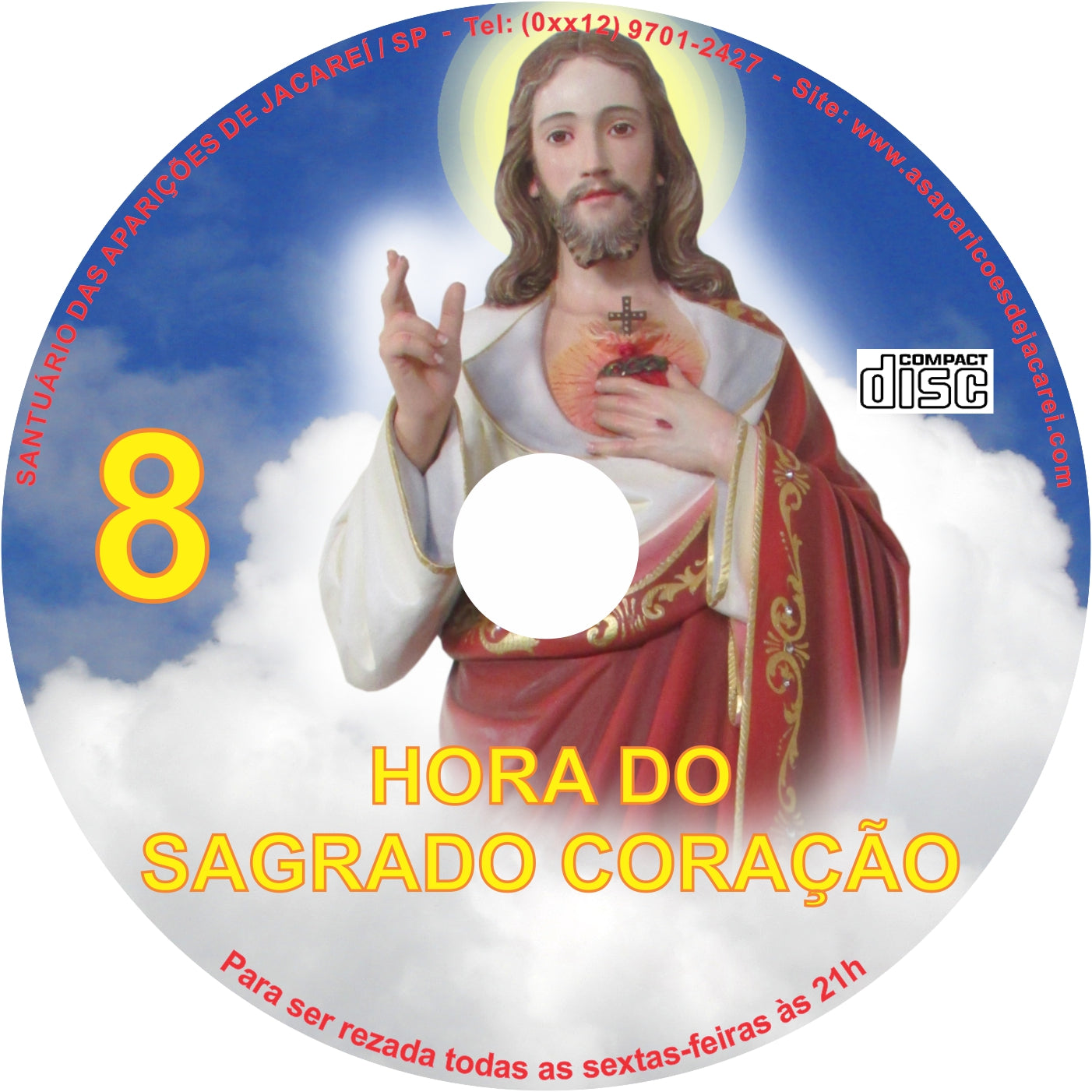 CD Hora do Sagrado Coração 8 CD Hora do Sagrado Coração 8